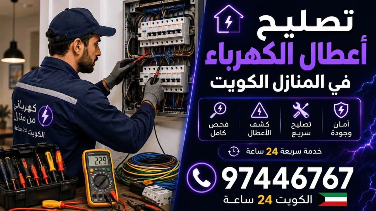 تصليح التماس كهرباء وكشف الشورت في الكويت 97446767