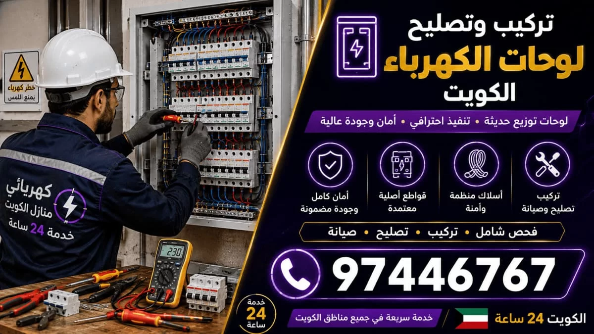 تركيب وتصليح لوحات الكهرباء والطبلونات في الكويت 97446767